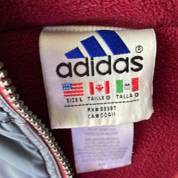 Addidas Men's  VTG 90's 3 Stripped   Coat Y2K XL - Picture 4 of 15